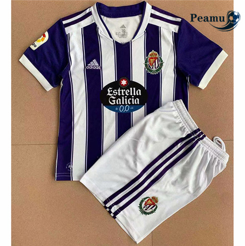 Peamu - Camisola Futebol Real Valladolid Crianças Principal Equipamento 2021-2022