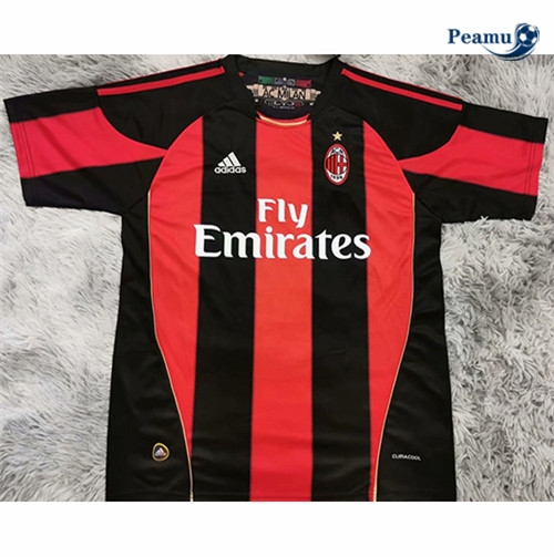 Peamu - Camisola Futebol Retro AC Milan Principal Equipamento 2010-11