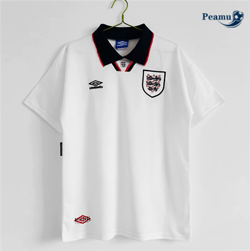 Peamu - Camisola Futebol Retro Inglaterra Principal Equipamento 1994-95