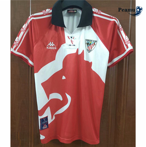 Peamu - Camisola Futebol Retro Athletic Bilbao Principal Equipamento 1998