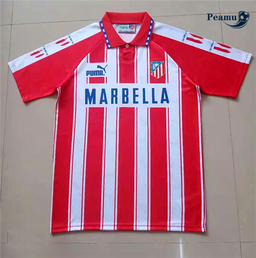 Peamu - Camisola Futebol Retro Atletico Madrid Principal Equipamento 1994-95