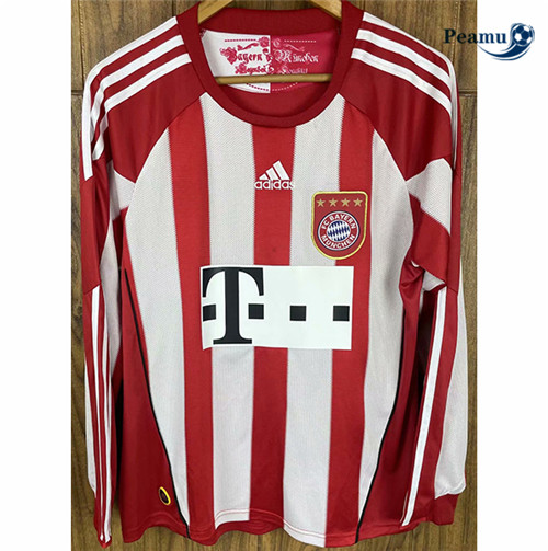 Peamu - Camisola Futebol Retro Bayern de Munique Principal Equipamento Manche Longue 2010-11