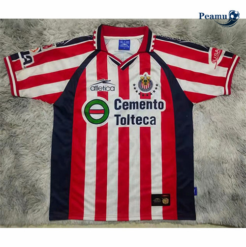 Peamu - Camisola Futebol Retro Chivas Regal Principal Equipamento 1999-00