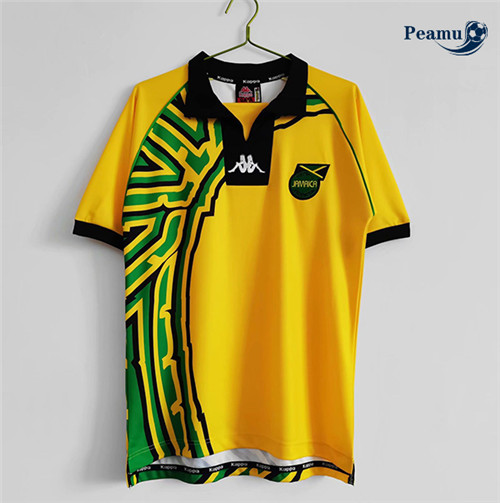 Peamu - Camisola Futebol Retro Jamaica Principal Equipamento 1998