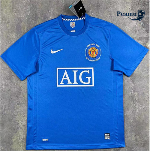 Peamu - Camisola Futebol Retro Manchester United Alternativa Equipamento 2007-08