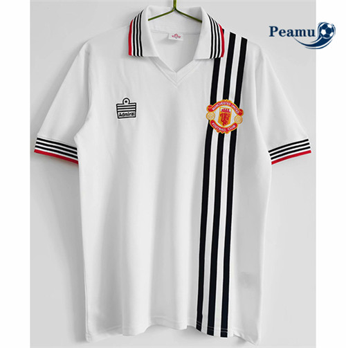 Peamu - Camisola Futebol Retro Manchester United Alternativa Equipamento 1975-80