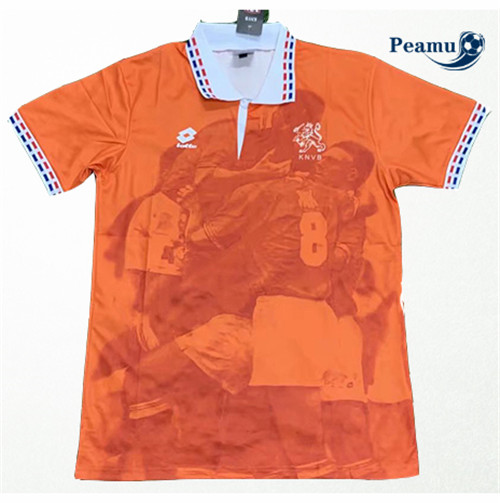 Peamu - Camisola Futebol Retro Holanda Principal Equipamento 1996