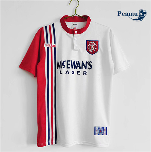 Peamu - Camisola Futebol Retro Rangers Alternativa Equipamento 1996-97