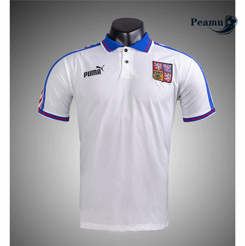 Peamu - Camisola Futebol Retro República Checa Alternativa Equipamento 1996