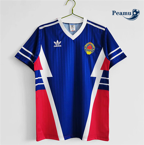 Peamu - Camisola Futebol Retro Yugoslavia Principal Equipamento 1990