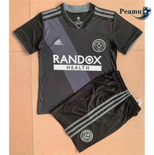 Peamu - Camisola Futebol Sheffield United Crianças Alternativa Equipamento 2021-2022