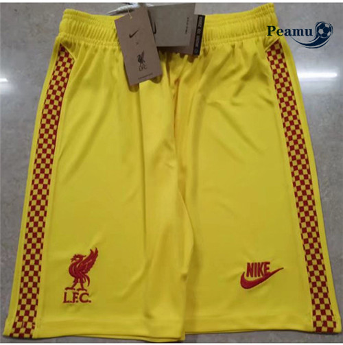 Peamu - Camisola Calcoes Futebol Liverpool Terceiro Equipamento 2021-2022