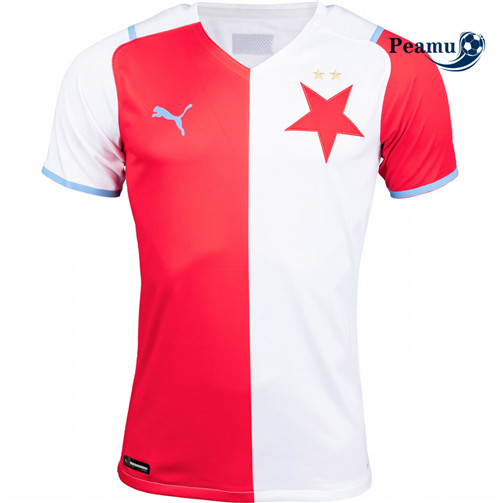 Peamu - Camisola Futebol Slavia Praha Principal Equipamento 2021-2022