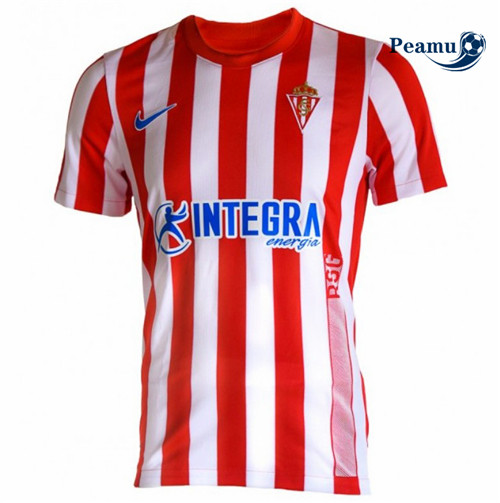 Peamu - Camisola Futebol Sporting Gijon Principal Equipamento 2021-2022