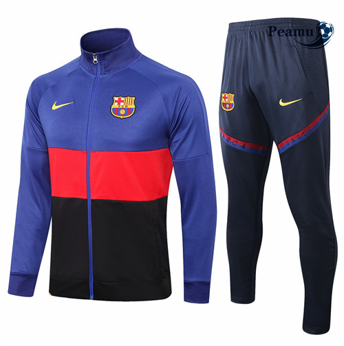 Peamu - Casaco de Fato de Treino Barcelona Azul/Vermelho 2021-2022