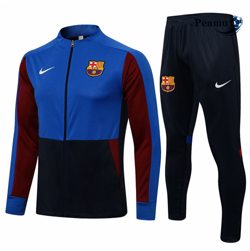 Peamu - Casaco de Fato de Treino Barcelona Azul 2021-2022