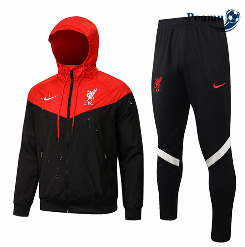 Peamu - Windrunner Fato de Treino Liverpool Preto/Vermelho 2021-2022