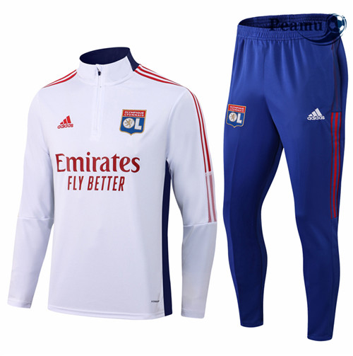 Peamu - Fato de Treino Lyon Branco 2021-2022