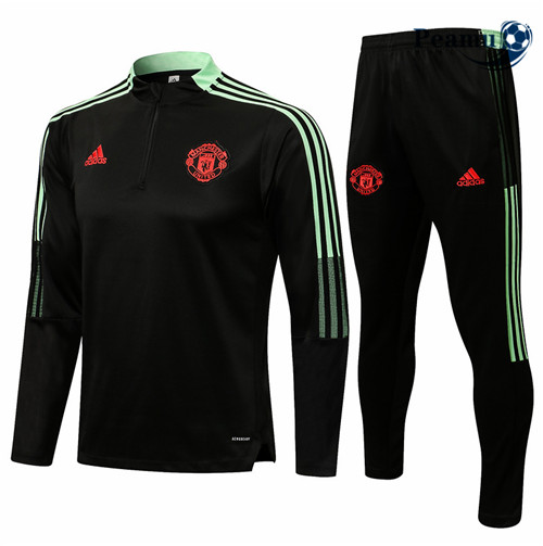 Peamu - Fato de Treino Manchester United Preto 2021-2022