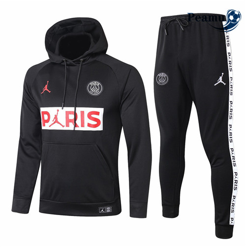 Peamu - Fato de Treino Jordan PSG com capuz Preto 2021-2022