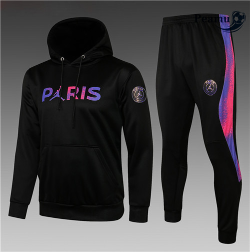Peamu - Sweat de Fato de Treino Jordan PSG Crianças Preto 2021-2022