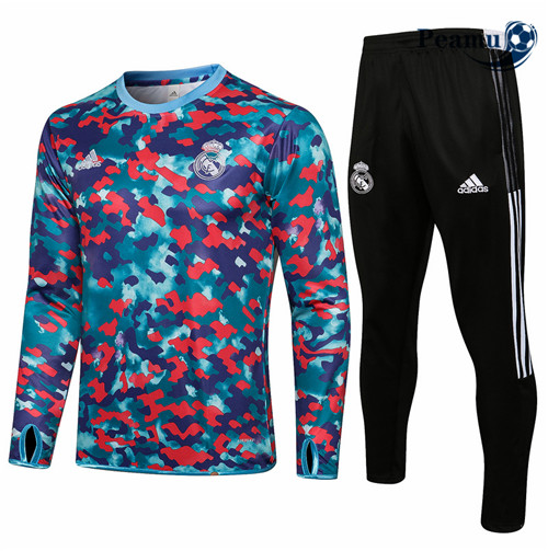 Peamu - Fato de Treino Real Madrid Azul 2021-2022 Coronel Rond