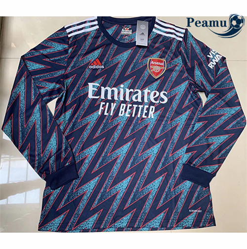 Camisola Futebol Arsenal Terceiro Equipamento Manche Longue 2021-2022