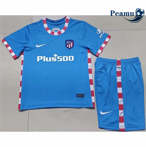 Camisola Futebol Atletico Madrid Crianças Terceiro Equipamento 2021-2022