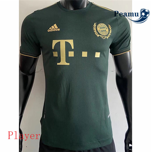 Camisola Futebol Bayern de Munique player version Vert 2021-2022