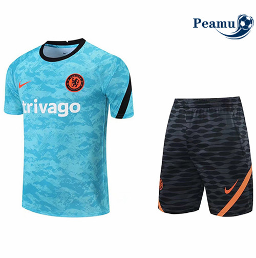 Camisola Futebol Chelsea training light Azul 2021-2022