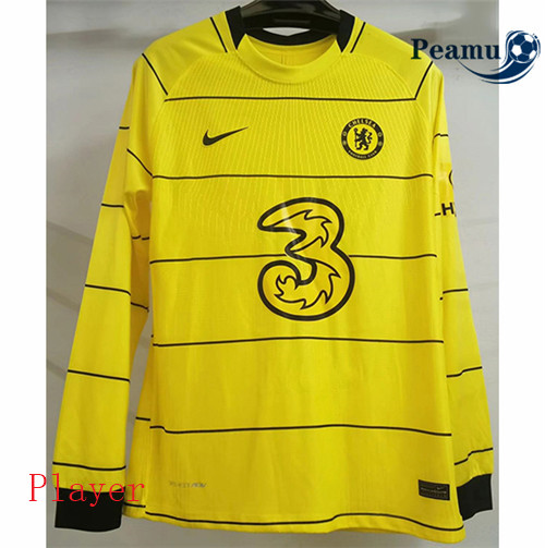 Camisola Futebol Chelsea player version Alternativa Equipamento Manche Longue 2021-2022