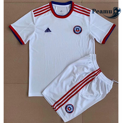 Camisola Futebol Chile Crianças Alternativa Equipamento 2021-2022