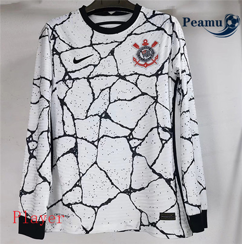 Camisola Futebol Corinthiens player version Principal Equipamento Manche Longue 2021-2022
