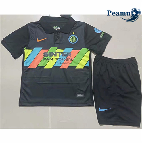 Camisola Futebol Inter Milan Crianças Terceiro Equipamento 2021-2022