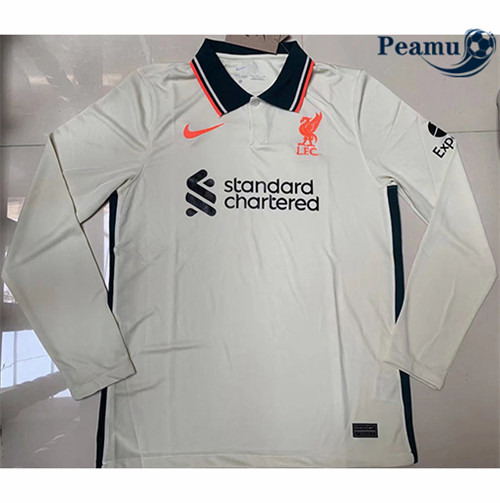 Camisola Futebol Liverpool Alternativa Equipamento Manche Longue 2021-2022