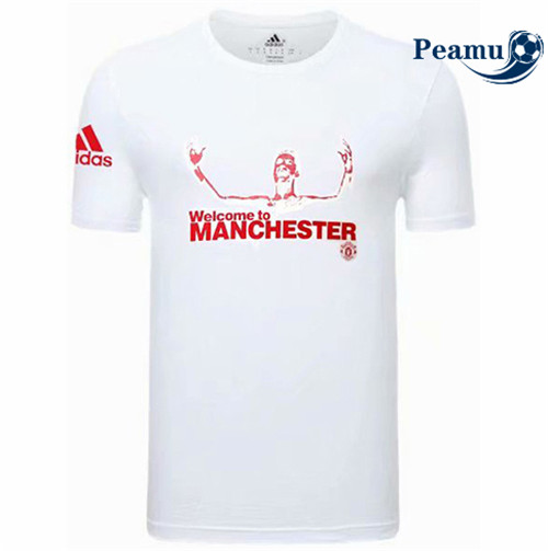 Camisola Futebol Manchester United Cristiano Ronaldo Branco 2021-2022