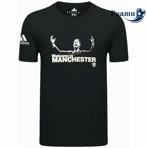 Camisola Futebol Manchester United Cristiano Ronaldo Preto 2021-2022