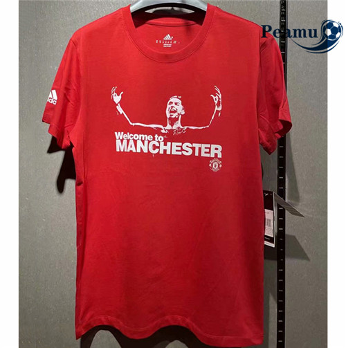 Camisola Futebol Manchester United Cristiano Ronaldo Vermelho 2021-2022