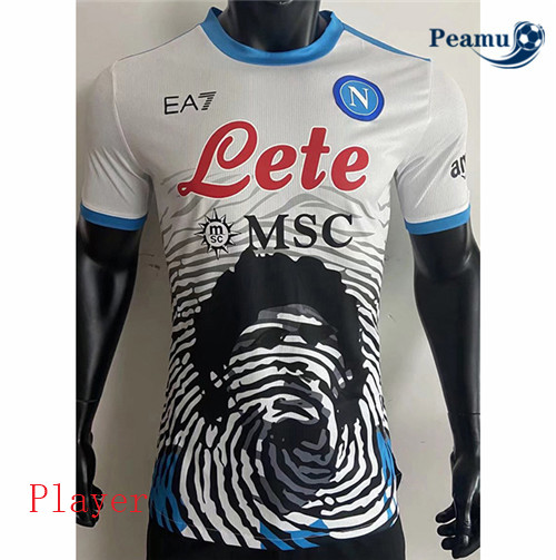 Camisola Futebol Naples player version maradona commemorative Branco 2021-2022