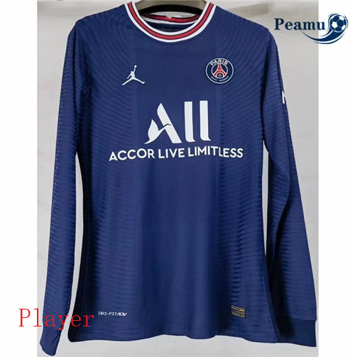 Camisola Futebol PSG Player Version Principal Equipamento Manche Longue 2021-2022