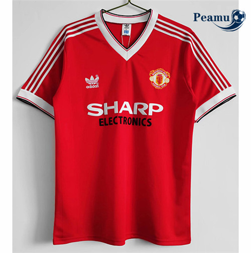 Camisola Futebol Retro Manchester United Principal Equipamento 1983