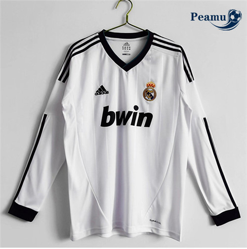 Camisola Futebol Retro Real Madrid Principal Equipamento Manche Longue 2012-13