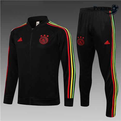 Casaco de Fato de Treino Ajax Crianças Preto 2021-2022