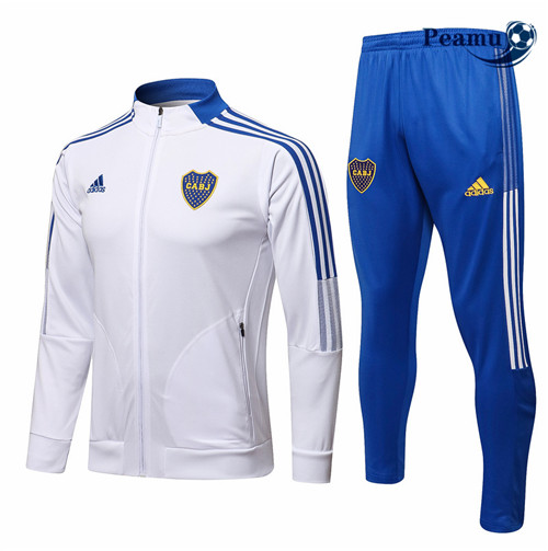 Casaco de Fato de Treino Boca Juniors Branco 2021-2022