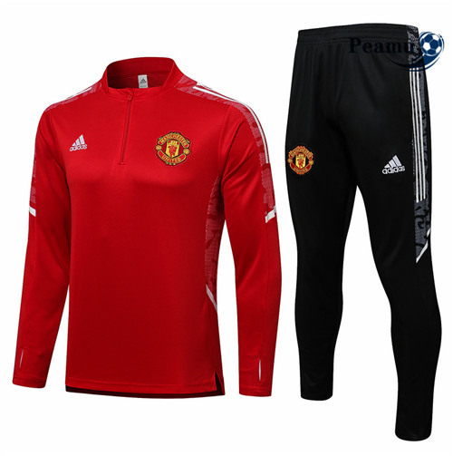 Fato de Treino Manchester United Champions league Vermelho/Branco 2021-2022