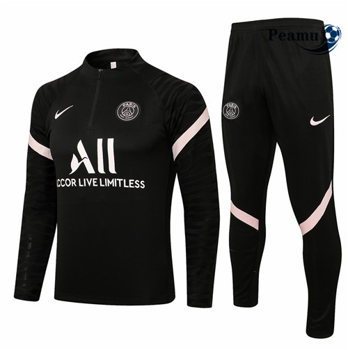 Fato de Treino PSG Preto/Rosa Clair 2021-2022