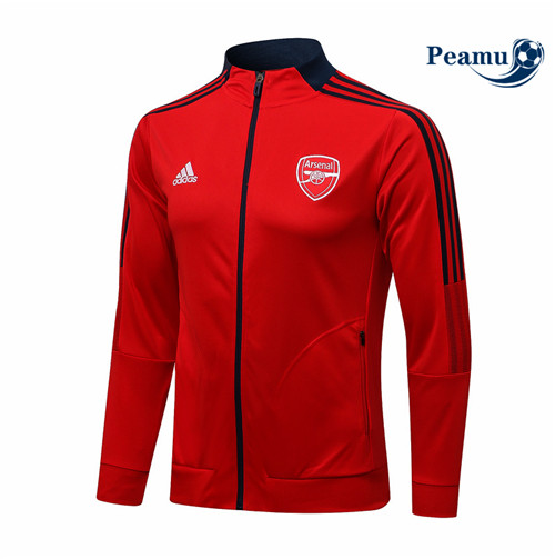 Jaqueta Futebol Arsenal Vermelho/Azul Marinho 2021-2022