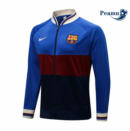 Jaqueta Futebol Barcelona Vermelho/Azul/Branco 2021-2022