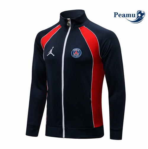 Jaqueta Futebol PSG Jordan Azul Marinho/Branco 2021-2022