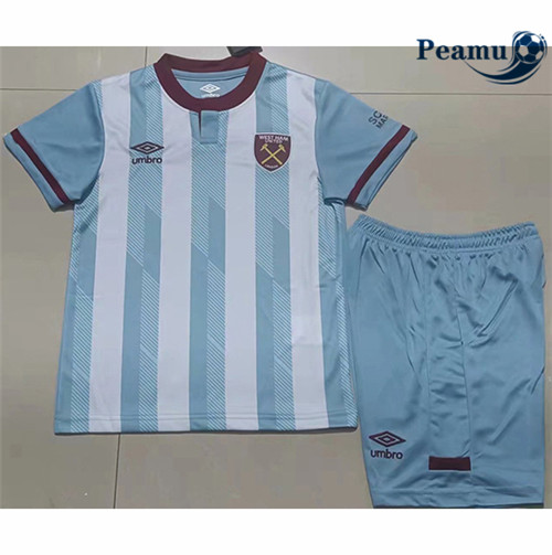 Camisola Futebol West Ham United Crianças Alternativa Equipamento 2021-2022